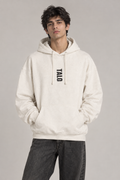 Talonnè Off white back print dog lover hoodie
