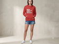 Red dog lover hoodie