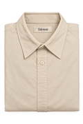 Talonne Beige men cotton shirt